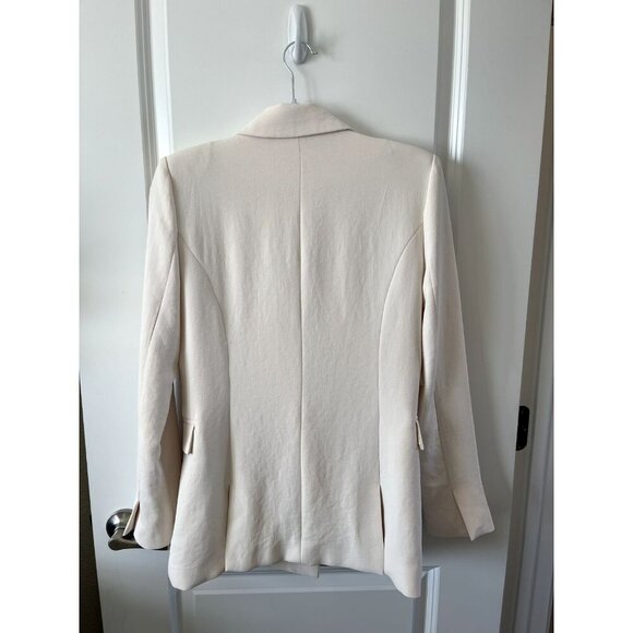 NWOT ASTR the Label Zodiac Cream Oversized Double-Breasted Blazer S Button up - Picture 4 of 8
